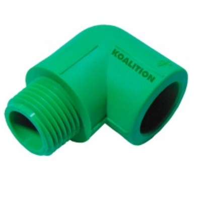 Codo 90° PP-R F-He Plástico